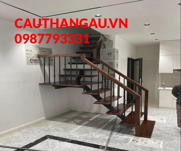 Cầu thang xương cá XC74 mang đến vẻ đẹp độc đáo, cuốn hút